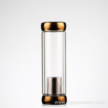 New Product Glass Bottle Tea Tumbler